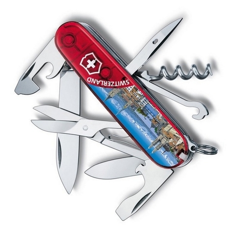 Нож складной Victorinox Climber, 91 mm, Zurich (1.3703.TE5)