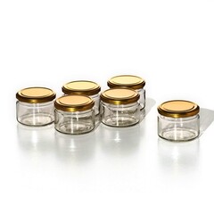 Набор стеклянных банок с крышкой, 0,25 л, 6 шт