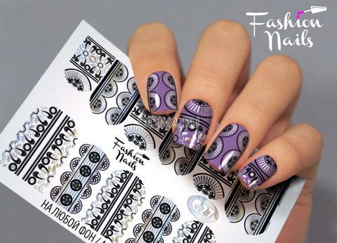 Слайдер-дизайн Fashion Nails Серия G № 27