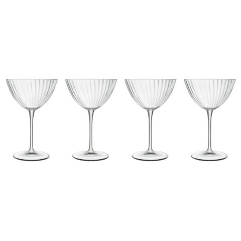 Набор бокалов 4шт 0.22л для мартини Luigi Bormioli Оптика