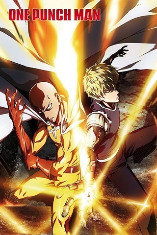 Постер One Punch Man Saitama & Genos ABYDCO503