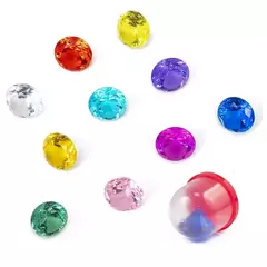 Игрушки в капсулах 28 мм «Игрушечные бриллианты» 250 шт