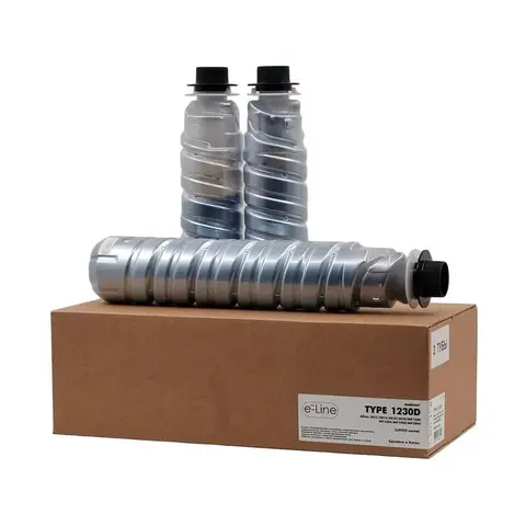 Тонер-картридж e-Line 1230D, MP2000 (885094, 842015) для Ricoh Aficio 2015, MP 1900 (Чёрный, 9000 стр.), универсальный