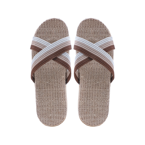 (1PV)Kardli slippers（man) - Мужские тапочки летние (43-44; *290мм*), (Подошва-Резина / Верх-Текстильные материал)