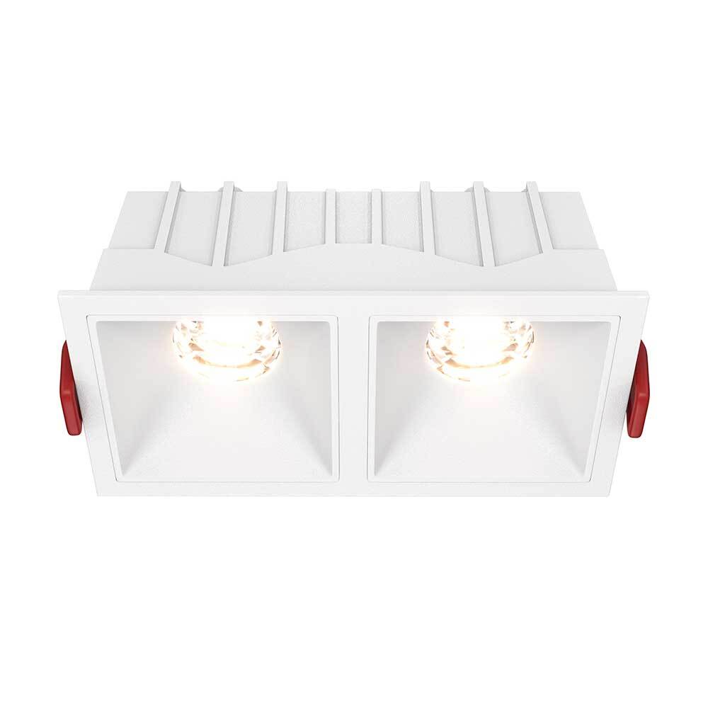 Встраиваемый светильник Maytoni Alfa LED DL043-02-10W3K-SQ-W