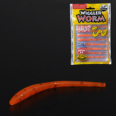 Слаги съедобные Wiggler Worm, 2.3in (5.84 см), цвет 036, 9шт.