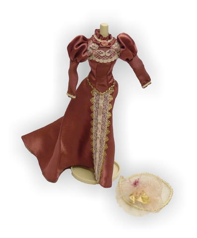 Платье для визитов - Розовый. Одежда для кукол, пупсов и мягких игрушек.