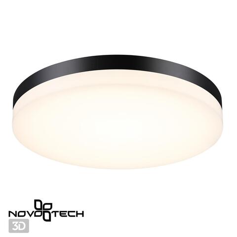 Уличный потолочный светодиодный светильник 358890 STREET NT22 черный IP54 LED 4000К 40W 220V OPAL