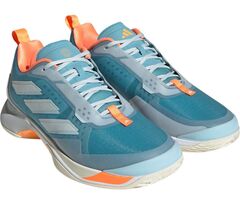 Женские теннисные кроссовки Adidas Avacourt - preloved blue/footwear white/screaming orange