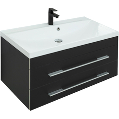 Aquanet 272429 Тумба Верона 90 New цв.черный матовый (272429) фото