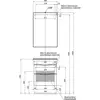 Aquanet 184003 Компл.3 - Тумба Эвора 60 цв.капучино (184003)
