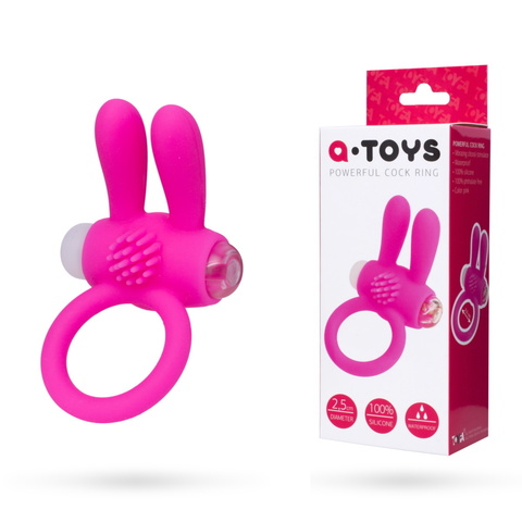 Эрекционное кольцо на пенис TOYFA A-Toys (Силикон, Розовый) Ø2,5 см
