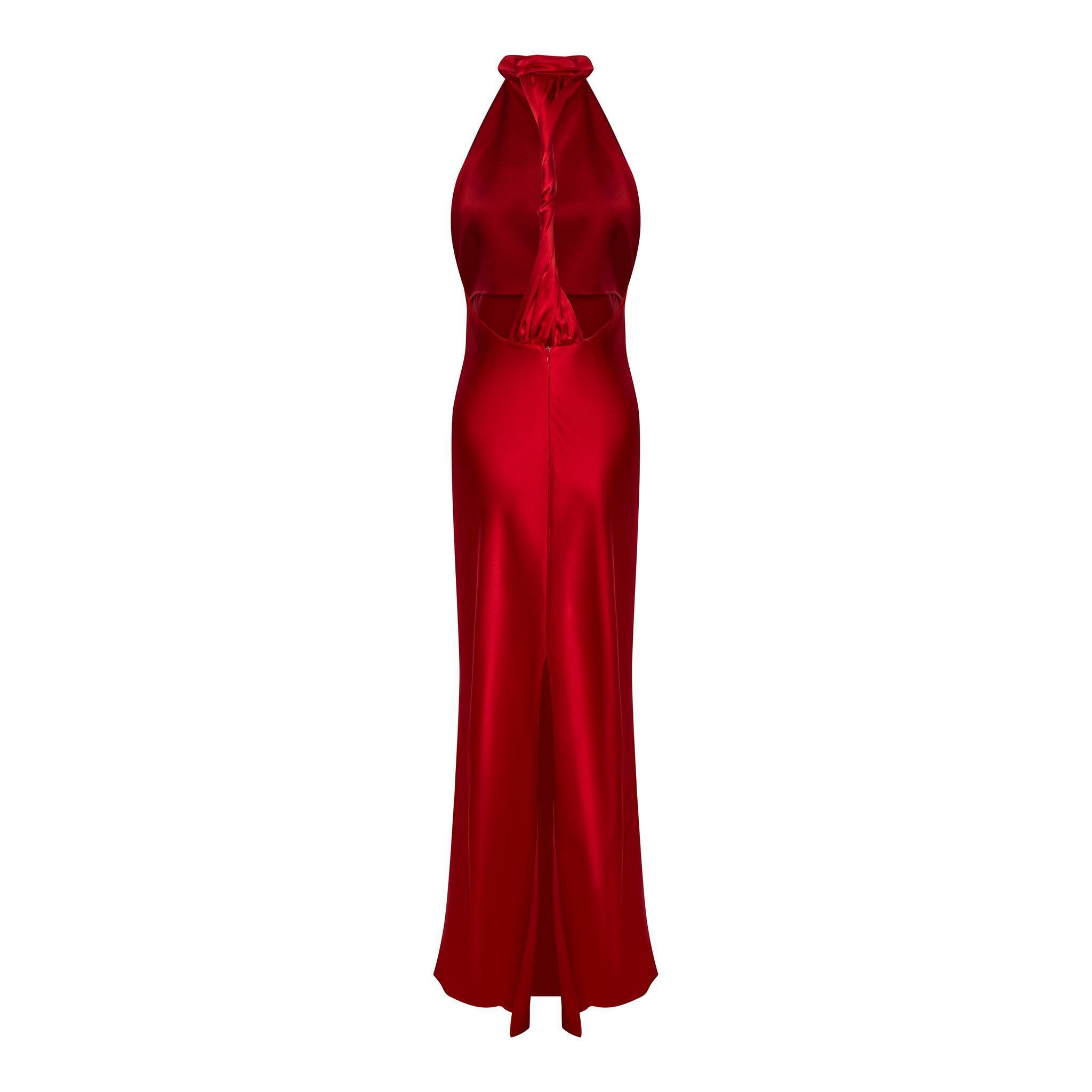 Платье с перекрутом на спине Etrette