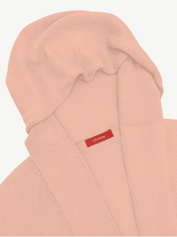 Кардиган с капюшоном из экохлопка