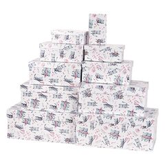 Коробка одиночная, Прямоугольник, Влюбленные котики, 19*13*8 см