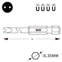Бита Spanner SP 2,6 х75мм S2 SGS 6375-U2.6