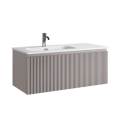 Sancos SNR1.0100LSM Тумба подвесная SANCOS Snob R 1.0 995х445х406, c одним ящиком оснащенным доводчиками, Doha Soft , арт.SNR1.0100LSM фото