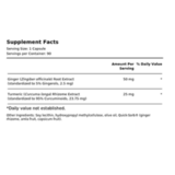 Куркума и имбирь, Turmeric & Ginger, Nature's Answer, 90 вегетарианских капсул 2
