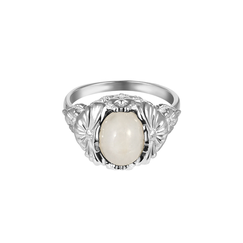 SYMPTOM Кольцо LOLLY POPPY (L) лунный камень