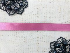Лента атласная, ш. 6 мм, т.пурпурный