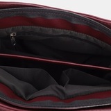 Сумка Саломея 278 наппа бордо + черный