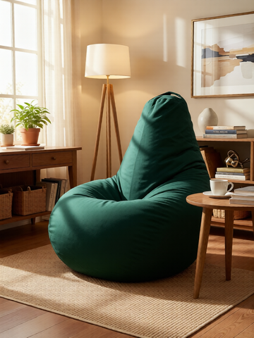 Кресло-мешок «Груша» Велюр зеленый XXXL