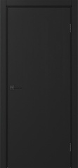 Купить Межкомнатная дверь экошпон Неаполь 201 антрацит кромка в цвет полотна