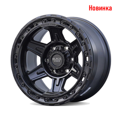 Диск колёсный литой BLACK MUD M590B с бедлоком R17 8,5 ET0 Matte Black/ Black Beadlock Ring