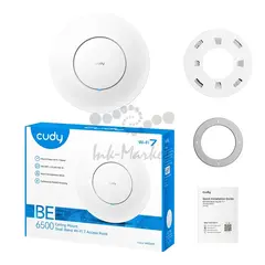 Cudy AP6500 Двухдиапазонная потолочная точка доступа Wi-Fi 7 BE6500, 2,4/5 ГГц, до 6448 Мбит/с, PoE‑In 1х2,5 Гбит/с — фото 5