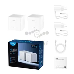 Маршрутизатор CUDY M3000S(2-Pack) AX3000 Wi-Fi 6 Mesh Solution — фото 3