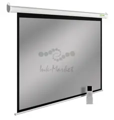 Экран Cactus 150x240см SIlverMotoExpert CS-PSSME-240X150-WT 16:10 настенно-потолочный рулонный белый (моторизованный привод) — фото 2