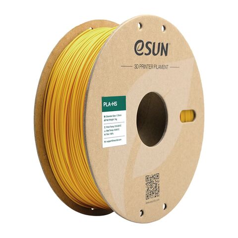 Пластик для 3D-печати eSUN PLA+HS, 1,75 мм, 1 кг, жёлтый, PLA+HS-P175Y1