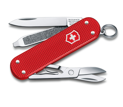 Нож-брелок Victorinox Classic Alox LE 2018, Berry Red (0.6221.L18)