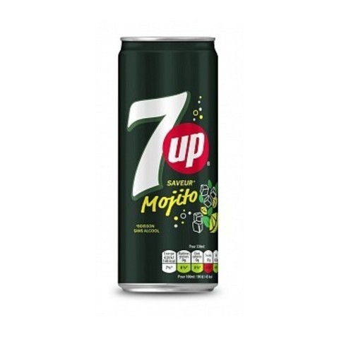 Газированный напиток 7UP Mojito со вкусом мохито 330 мл