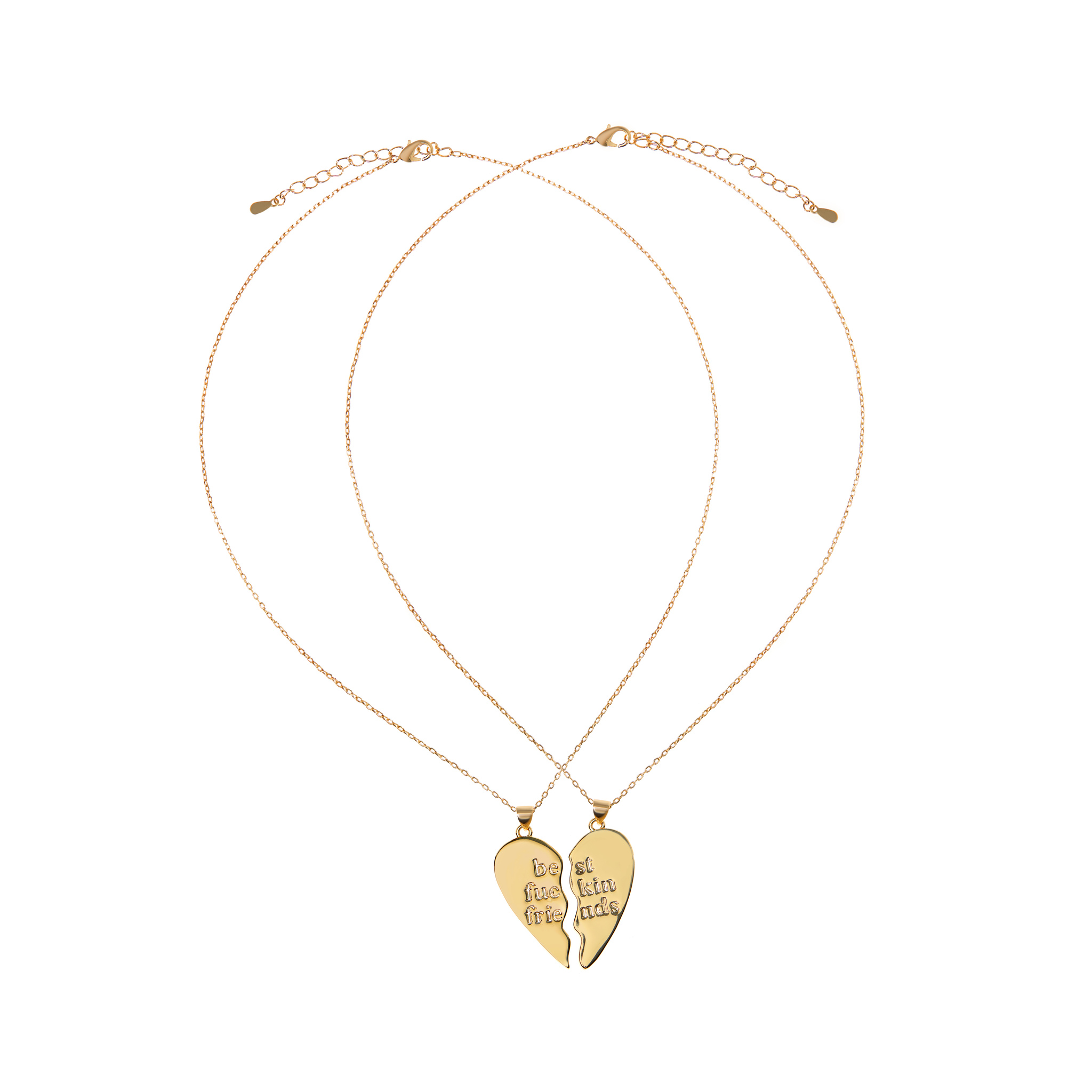 колье viva la vika gold heart necklaces crystal 1 шт VIVA LA VIKA Колье Best Friends Necklaces