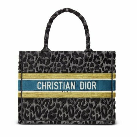 Сумка Dior Book Tote, модель маленького формата темно-серый