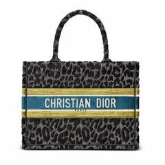 Сумка Dior Book Tote, модель маленького формата темно-серый