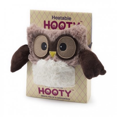 Игрушка-грелка WARMIES Совенок коричневый HOO-BRO-1