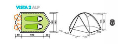 Туристическая палатка Canadian Camper Vista 2
