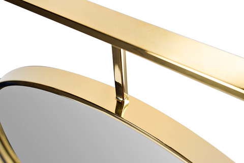 Зеркало декоративное квадратное 80х80см Garda Decor в золотой раме