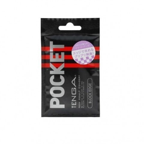 TENGA Pocket Мастурбатор Block Edge