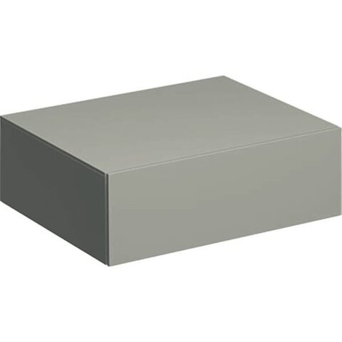 Шкафчик Geberit Xeno² с одним выдвижным ящиком: B=58см, H=20см, T=46.2см, Серый / Матовое покрытие