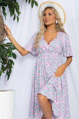 Платье Селена (розовые цветы) П13101-8М LT Collection