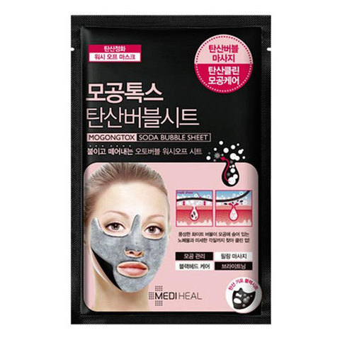 Mediheal Pore Tox Soda Bubble Sheet Mask - Тканевая маска для лица