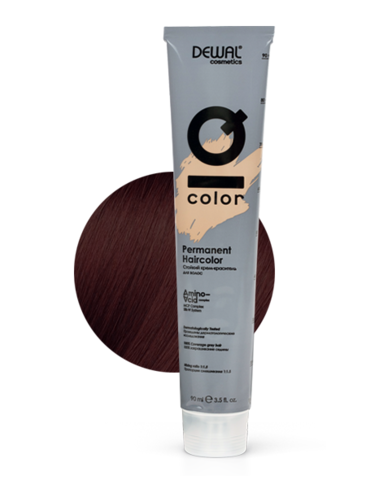 Краситель перманентный 5.24 Light violet copper brunette IQ COLOR DEWAL Cosmetics, 90 мл