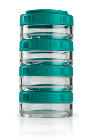 Картинка контейнер Blender Bottle GoStak 40 Teal - 1