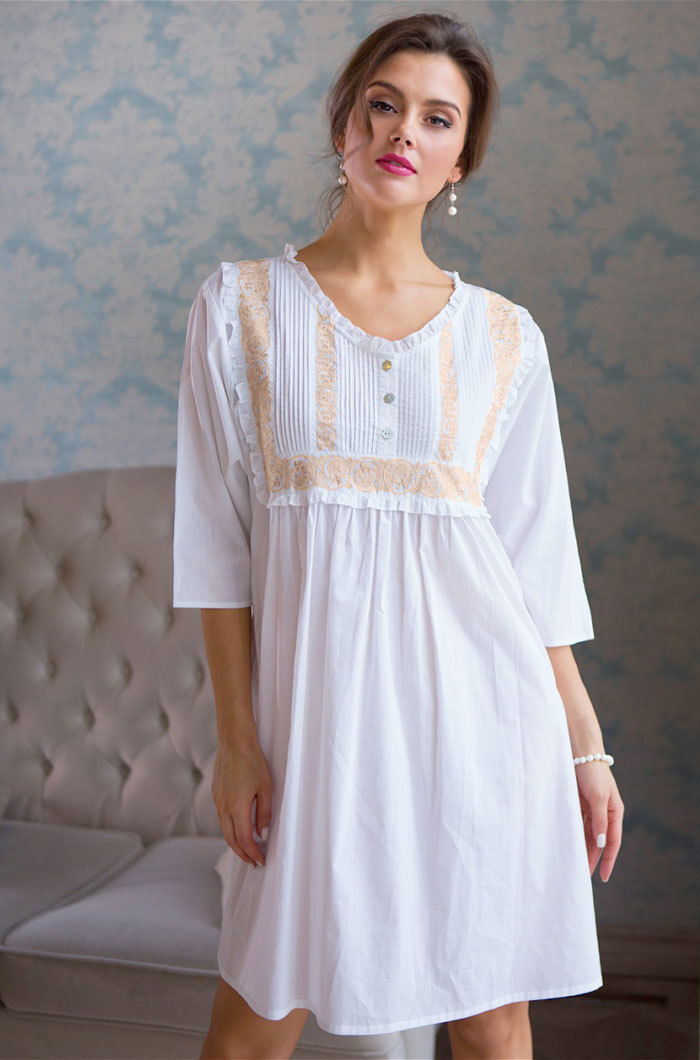 Ночные сорочки из хлопка, купить ночнушку из хлопка в Украине, цена в интернет-магазине Milashop
