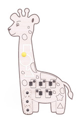 Бизиборд «Умный жирафик»