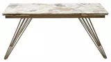 фото 10 Стол ACERRA NEW 160 GLOSS GRAND JADE SOLID CERAMIC/ каркас цвета шампань, DISAUR на profcook.ru