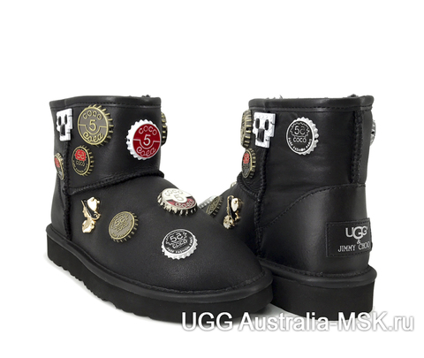 UGG & Jimmy Choo Mini Coco Chanel Black